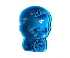 Cuticuter El Bebe Jefazo Cortador de Galletas, Azul, 8x7x1.5 cm