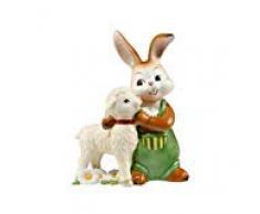 Goebel Ostern Figura de Conejo de Pascua, Porcelana, Multicolor, 10.50x6x13 cm