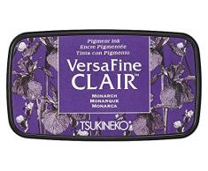 Tsukineko Monarch VersaFine Almohadilla de Tinta Clair, Material sintÃ©tico, Color Morado, 5,6 x 9.7 x 2.3 cm, 5.6 x 9.7 x 2.3 cm