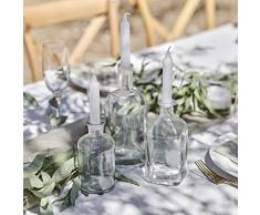 Ginger Ray SW-812 - Vela de cristal para decoraciÃ³n de mesa, color verde