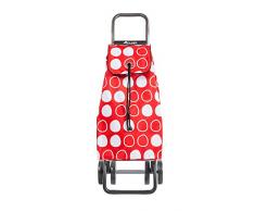 Rolser Carro Compra, Tela, Rojo, 39x47x92,5 cm.