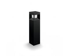 Philips myGarden Lámpara de exterior, IP44, iluminación exterior, resistente a la humedad y la intemperie, aluminio, negro
