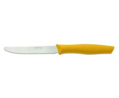 Arcos Serie Nova Caja 36 uds Cuchillo Mesa, Hoja Serrada de Acero Inoxidable de 110 mm, Mango de Polipropileno Color amarillo (36 UDS)