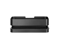Blomus Nexio 66330 - Cesta de ducha, plato de ducha, de acero inoxidable, color negro, 25 cm de ancho