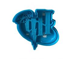 Cuticuter Snitch Harry Potter Cortador de Galletas, Azul, 8x7x1.5 cm