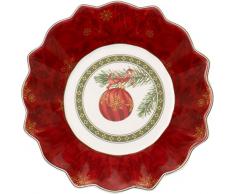 Villeroy & Boch 14-8332-3694 Escudilla pequeña Toys Fantasy, Motivo Bola de árbol de Navidad, 16 cm, en Festivo Embalaje de Regalo, Porcelana,, 16x16x0.1 cm