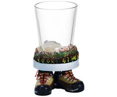 Sunny Toys 14816 - Vasos de chupito (10 cm, 4 Unidades), diseño de Botas de Senderismo
