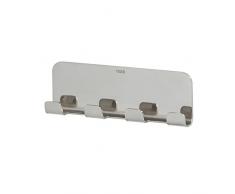 Tiger Colar Gancho MÃºltiple Acero Inoxidable Pulido Plateado 2x15.5x4.9 cm