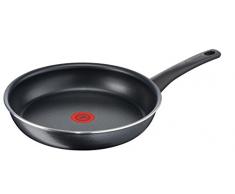 Tefal Elegance Titanium TAVA Alrededor Sartén Multiuso - Cacerola (Alrededor, Sartén Multiuso, Negro, Fuerza de Titanio, Thermo-Spot, 26 cm)
