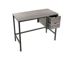 Versa 21300001 Mesa Escritorio, Madera, Marrón, 100 x 48 x 76 cm