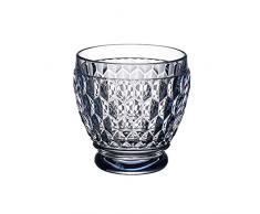 Villeroy & Boch Boston Coloured Vaso, Cristal, Azul, 63 mm