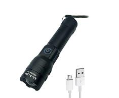 EUROXANTY Linterna Led | Linterna Recargable | Linterna con Alto Brillo | Linterna TÃ¡ctica | Luz para Ciclismo MontaÃ±ismo y Camping | Linterna con 5 modos de luz