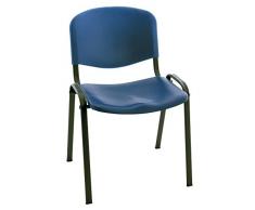 Silla Express Silla, Acero, Azul, 55x53x79 cm