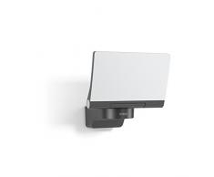 Steinel LED de Xled Home 2 Slave grafito – 14.8 W Foco para faros delanteros para exteriores con panel Completo LED giratoria, con 1184 lm brillo y una luz de color de 4000 K Neutra (Blanco), imitación de ópalo, excelente