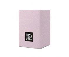 GrafoplÃ¡s | Cubilete PortalÃ¡pices | Rosa Glitter | Silicona | 9,5x6,5x6,5cm | Perfecto para Escritorio | Bits&Bobs Pop Up Design | Colores Glitter