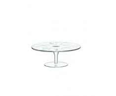 LSA International RBG Kew Soporte para Tartas, Transparente, 28 cm diámetro P, Vidrio, Transparente, 30 cm Diameter