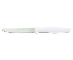 Arcos Serie Nova Caja 36 uds Cuchillo Mesa, Hoja Serrada de Acero Inoxidable de 110 mm, Mango de Polipropileno Color blanco (36 UDS)