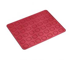Lurch Alfombrilla de Horno para Macaron FlexiForm 38Â x 30Â cm en Rojo