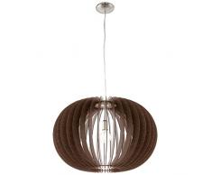 EGLO Lámpara de pie, acero inoxidable