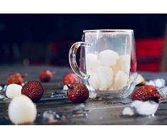 YEM Juego de 6 vasos térmicos de doble pared de 270 ml para latte macchiato, té, cócteles, postres