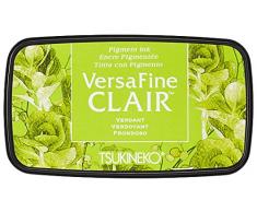 Tsukineko Piezas VersaFine Almohadilla de Tinta Clair, Material sintÃ©tico, Verde, 5,6 x 9.7 x 2.3 cm, 5.6 x 9.7 x 2.3 cm