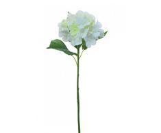 ColoryVertical Set de Flores Hortensia Mini, Tela, Blanco, 14x14x50 cm, 2 Unidades