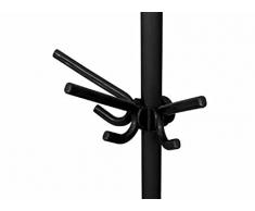 WENKO Percha triple Herkules set de 2, perchero para el sistema telescópico, de plástico resistente con 3 ganchos ideal para sombreros, fulares o chaquetas, (An.xAl.xP): 29 x 12,5 x 15 cm, negro