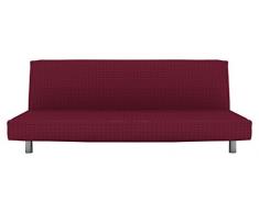 Eiffel Textile Nimes Funda para Sofá, Algodón, Rojo, Click-Clack, 160 x 195 x 2 cm