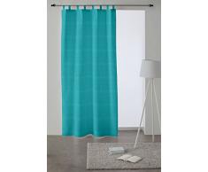 Martina Home Cortina con trabillas modelo Levante - 140 x 260 cm - color Turquesa