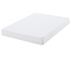 Belnou A.T. Protector de Colchón, Algodón, Blanco, Super King, 180x190x8 cm