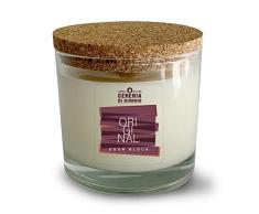 Vela de vaso con tapa de corcho Odor Block 210 g - Original