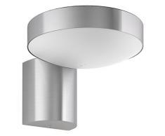 Philips MyGarden Cockatoo - Aplique LED, iluminación exterior, sensor de movimiento, bombilla incluida, 8 W, luz blanca cálida, acero inoxidable, diseñado para jardines y patios