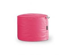 HAPPERS Puff Taburete Polipiel Indoor Fucsia