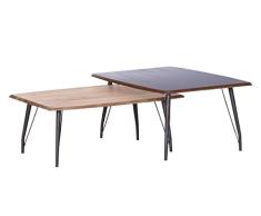 stylefu rniture Couch Mesas Set, Madera, 42Â cm