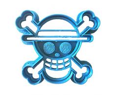 Cuticuter One Piece Cortador de Galletas, Azul, 8x7x1.5 cm