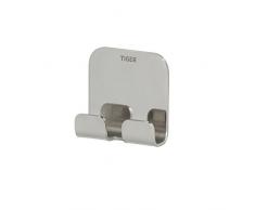 Tiger Colar Gancho, Acero Inoxidable Pulido, 5 x 4.9 x 2 cm