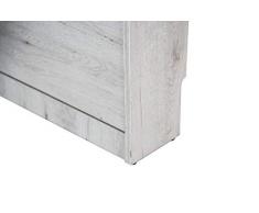 TOP KIT | Mueble Zapatero Loira 52AB - 54 x 161 x 16.5 | Blanco Mozart