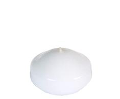 Spaas - Velas flotantes sin Perfume (12 x 10 cm, en Caja, Cera de parafina, 46 x 29 mm), Color Blanco