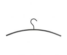 HALCÃ Kulm 0227.055.00.0.01 - Percha rÃ­gida para Armario (460 mm), Color Negro