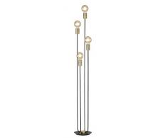 WOFI - Lámpara de pie para interior, color negro, cristal de 240 W