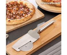 Innovagoods IG813215 Cortador De Pizza 4 En 1 Nice Slice, Plata, Plateado