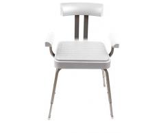 Croydex - Silla de Ducha, TPR, Color Blanco, Talla única