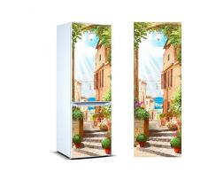 Oedim Vinilo para FrigorÃ­fico Italia 185 x 70 cm | Adhesivo Resistente y de FÃ¡cil AplicaciÃ³n | Pegatina Adhesiva Decorativa de DiseÃ±o Elegante