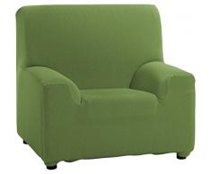 Martina Home - Funda Elástica para Sofá de 1 plazas, modelo TUNEZ, Color VERDE, Medida desde 70 a 110 cm