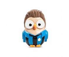 Egan ML18CT/1NAZ - Figura de Futbolista Modelo Goofi, cerámica, Negro/Azul, 6 x 6 x 8 cm