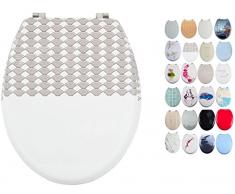 MSV Asiento WC, Madera, Blanco, 42.5x36.5x3 cm, 64 Unidades