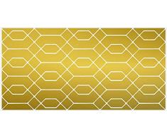 VINILIKO, Alfombra de vinilo, Dorado, 50x100 cm