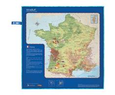 SOIREE HOME Soireehome PaÃ±o Limpiar Copas de Vino diseÃ±o Francia, Tela, Rojo, 50x50x3 cm