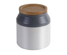 Jamie Oliver Jo Tarro de Almacenamiento (cerámica, tamaño pequeño), Color Blanco y Gris