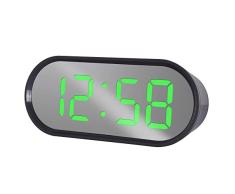 Acctim - Reloj Despertador Digital elÃ©ctrico, 65 x 150 x 50 mm, Color Gris